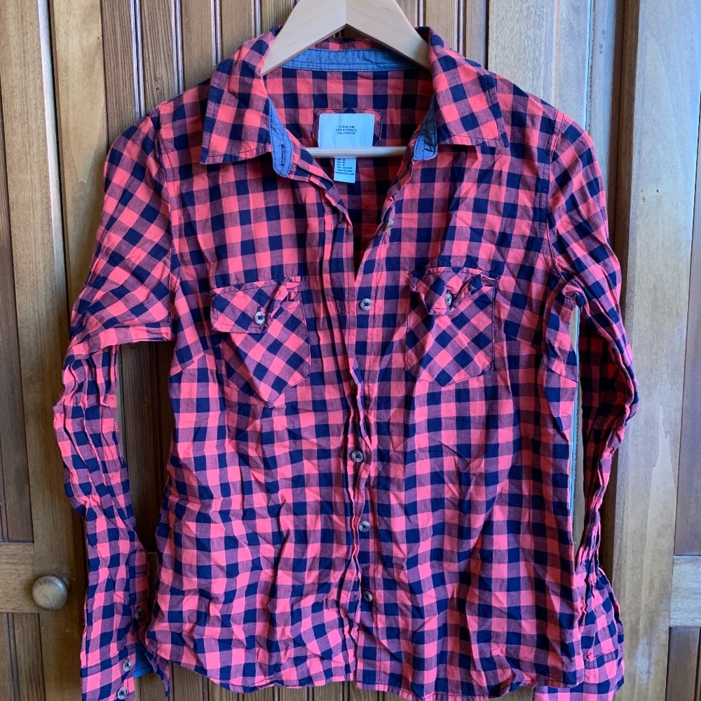 I LOVE H81 LOS ANGELES CALIFORNIA FLANNEL